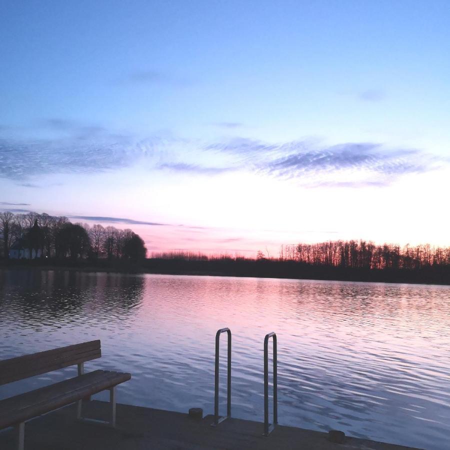 Fewo In Bosau Am Ploener See Mit Eigenem Bootssteg App 12 Buitenkant foto